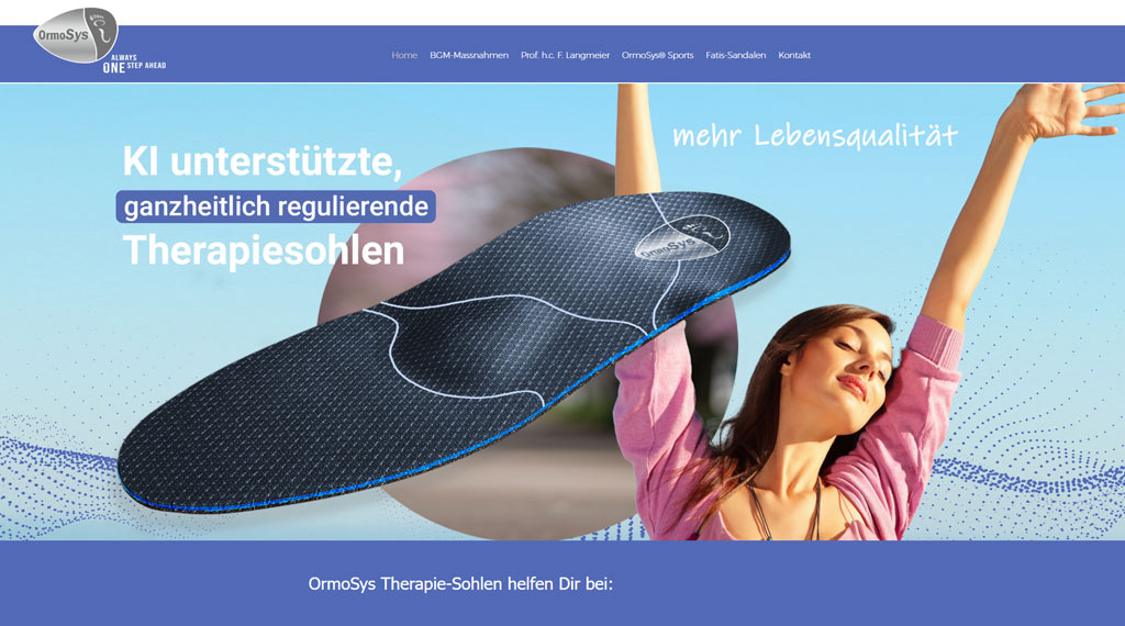 Referenz Homepage Agentur Aschau Ormosys